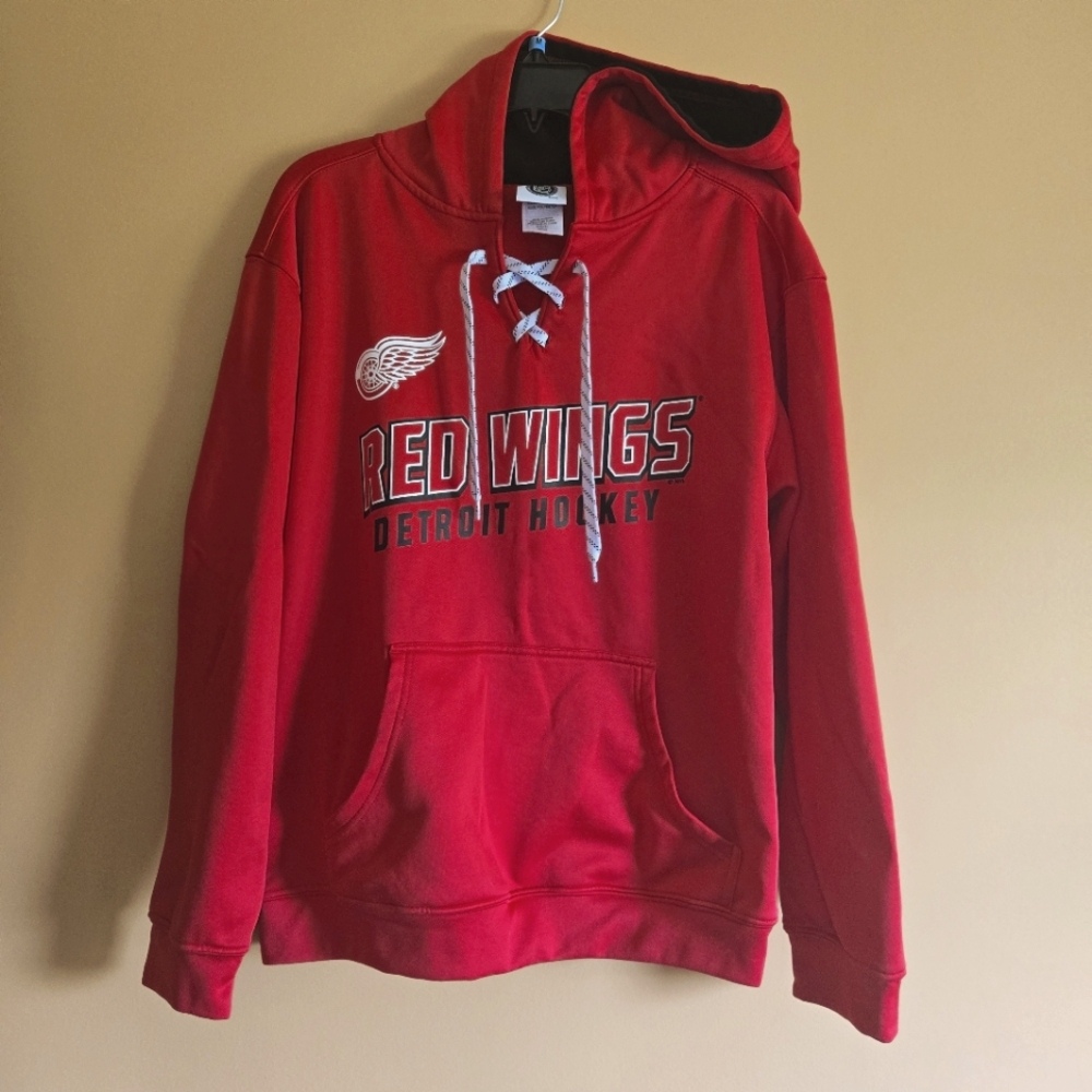 NHL Detroit Redwing Pullover PTP=21"